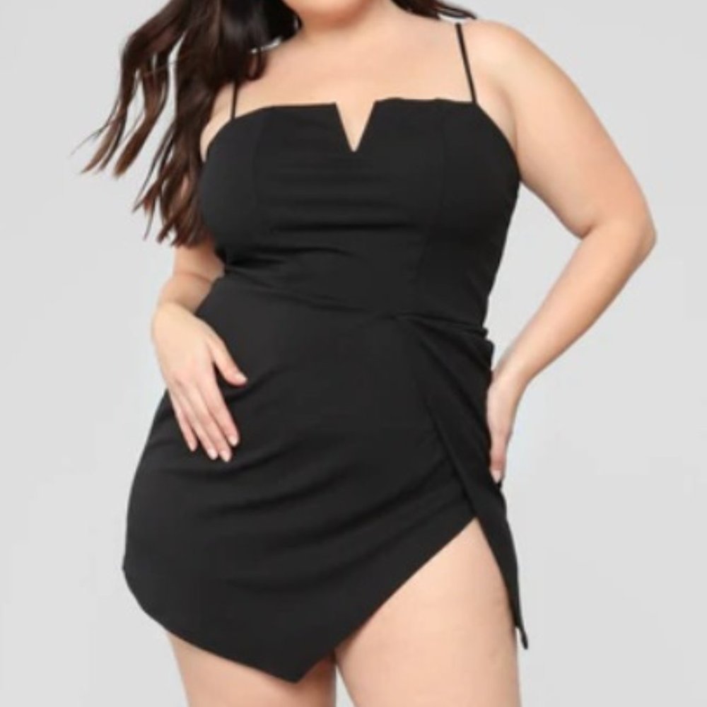 Fashion Nova Mini Dress - Black XL